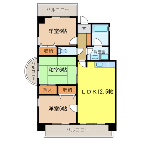 メゾンアザレアの物件間取画像